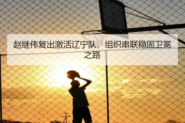 赵继伟复出激活辽宁队，组织串联稳固卫冕之路